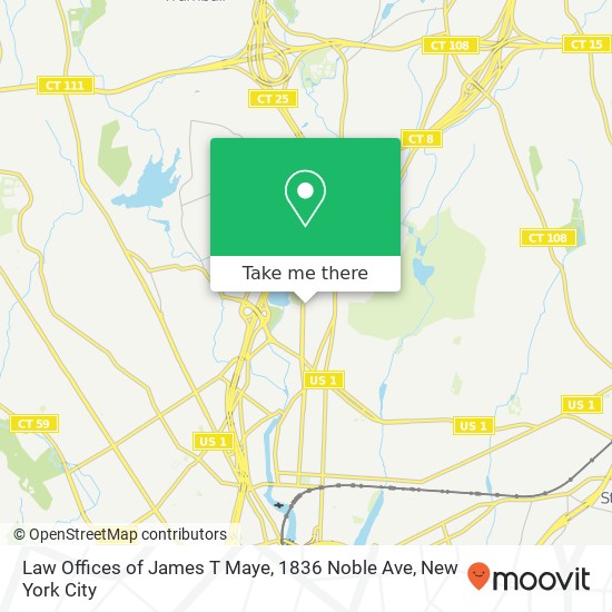 Law Offices of James T Maye, 1836 Noble Ave map