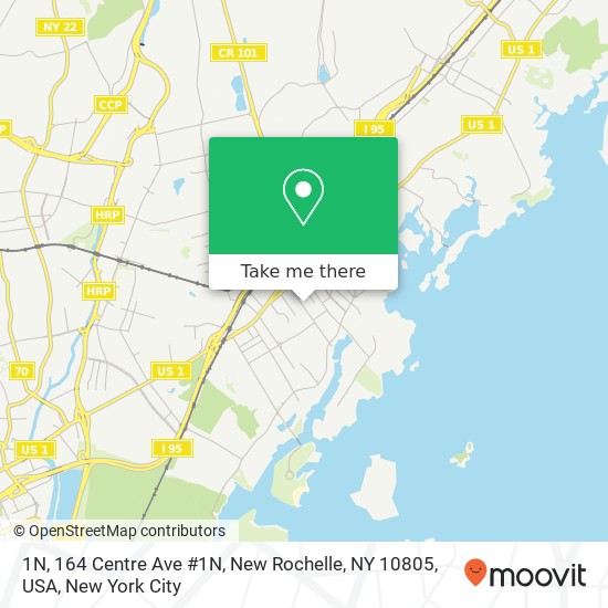 1N, 164 Centre Ave #1N, New Rochelle, NY 10805, USA map