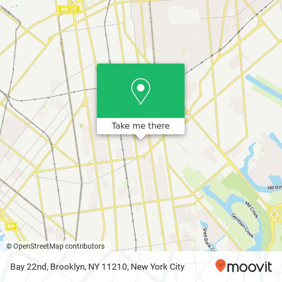 Bay 22nd, Brooklyn, NY 11210 map