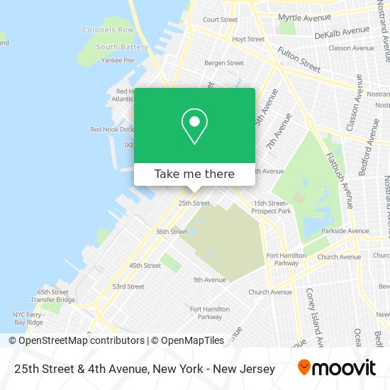 Mapa de 25th Street & 4th Avenue