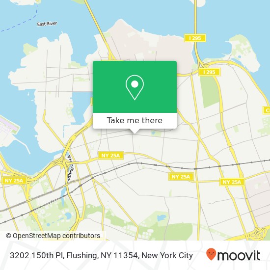 Mapa de 3202 150th Pl, Flushing, NY 11354