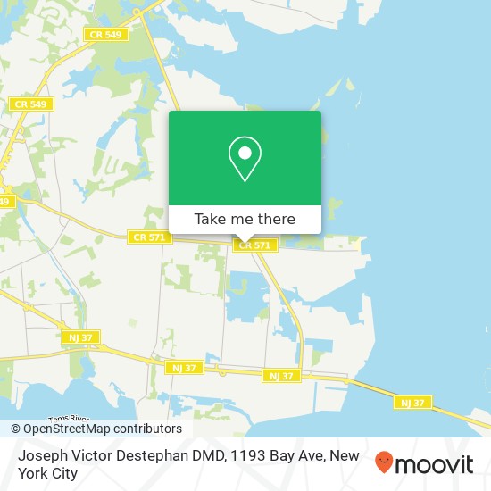 Joseph Victor Destephan DMD, 1193 Bay Ave map