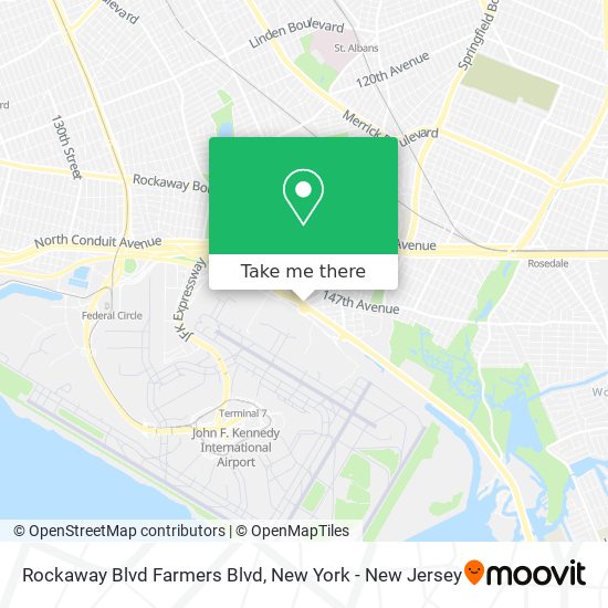 Mapa de Rockaway Blvd Farmers Blvd