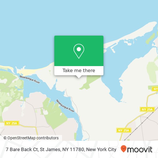 Mapa de 7 Bare Back Ct, St James, NY 11780