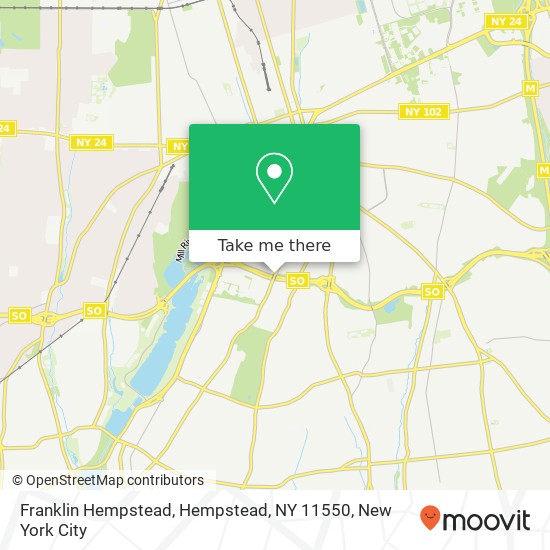 Mapa de Franklin Hempstead, Hempstead, NY 11550