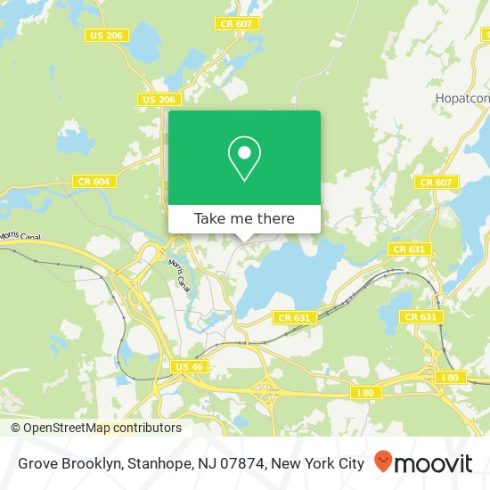 Grove Brooklyn, Stanhope, NJ 07874 map