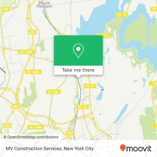 MV Construction Services map