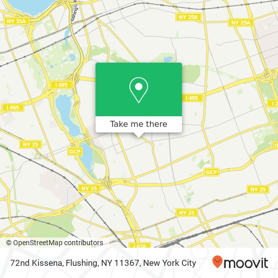 Mapa de 72nd Kissena, Flushing, NY 11367