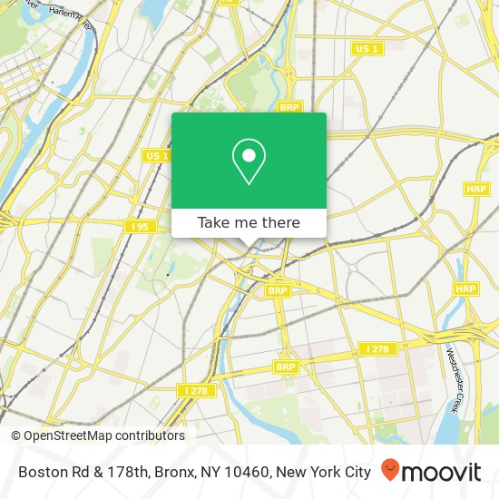 Boston Rd & 178th, Bronx, NY 10460 map