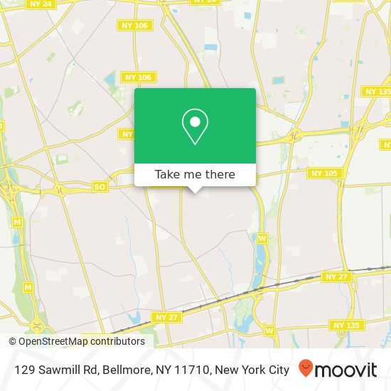 129 Sawmill Rd, Bellmore, NY 11710 map