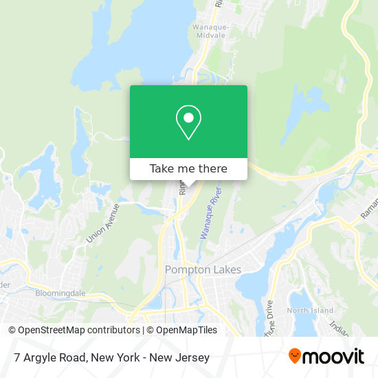 Mapa de 7 Argyle Road