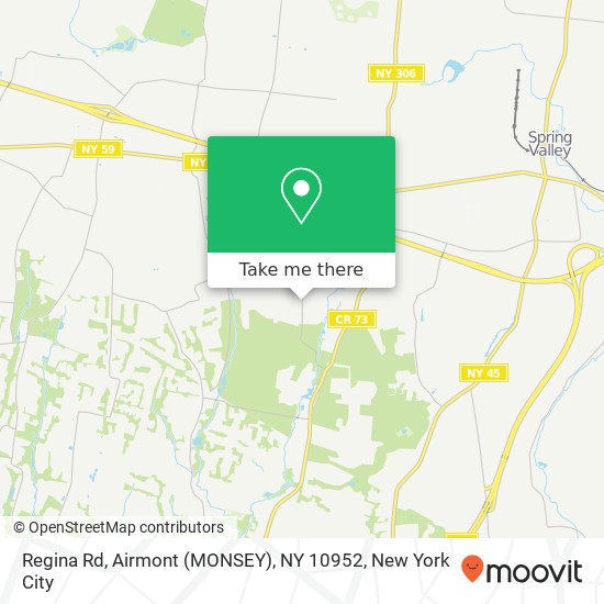 Regina Rd, Airmont (MONSEY), NY 10952 map