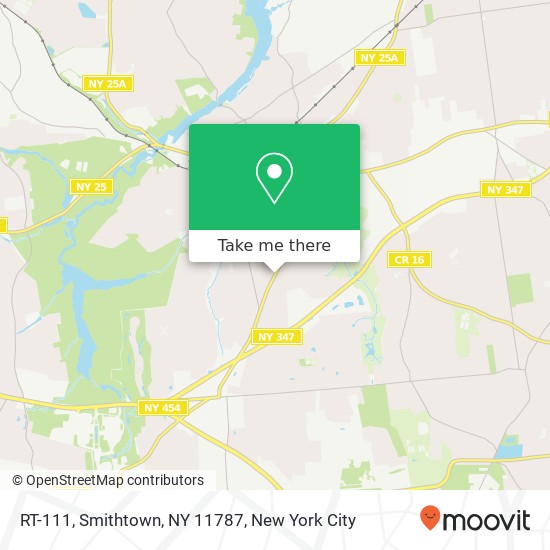 Mapa de RT-111, Smithtown, NY 11787