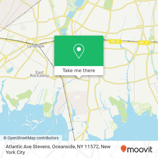 Mapa de Atlantic Ave Stevens, Oceanside, NY 11572