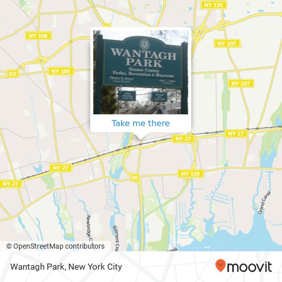 Mapa de Wantagh Park, Wantagh, NY 11793