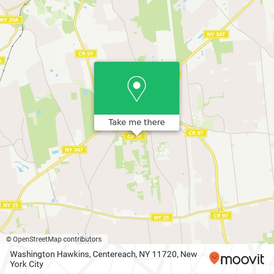 Washington Hawkins, Centereach, NY 11720 map