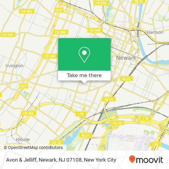 Avon & Jelliff, Newark, NJ 07108 map