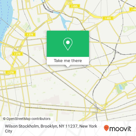 Wilson Stockholm, Brooklyn, NY 11237 map