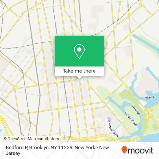 Bedford P, Brooklyn, NY 11229 map