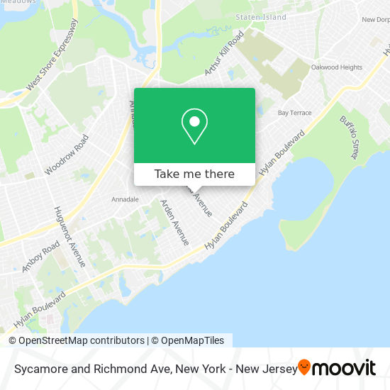 Mapa de Sycamore and Richmond Ave