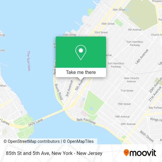 Mapa de 85th St and 5th Ave
