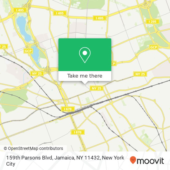 159th Parsons Blvd, Jamaica, NY 11432 map