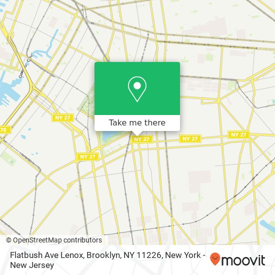 Flatbush Ave Lenox, Brooklyn, NY 11226 map