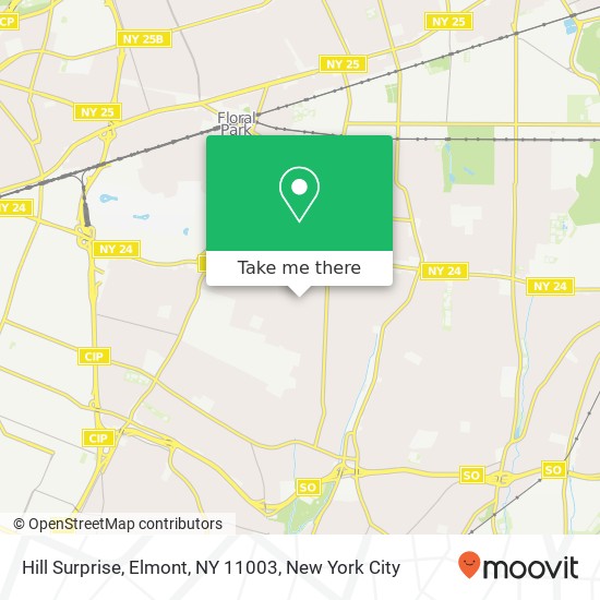 Mapa de Hill Surprise, Elmont, NY 11003