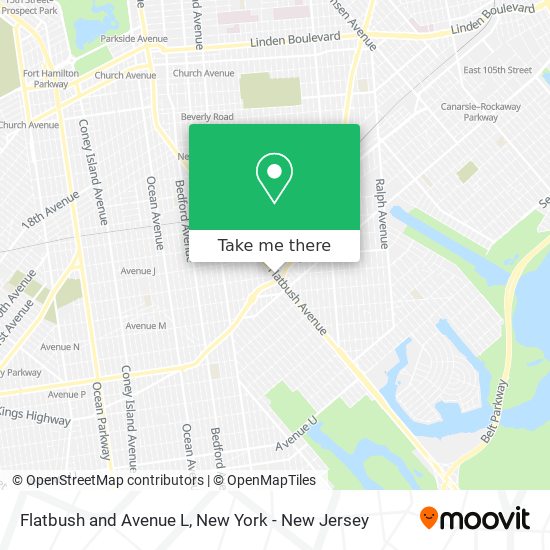 Mapa de Flatbush and Avenue L