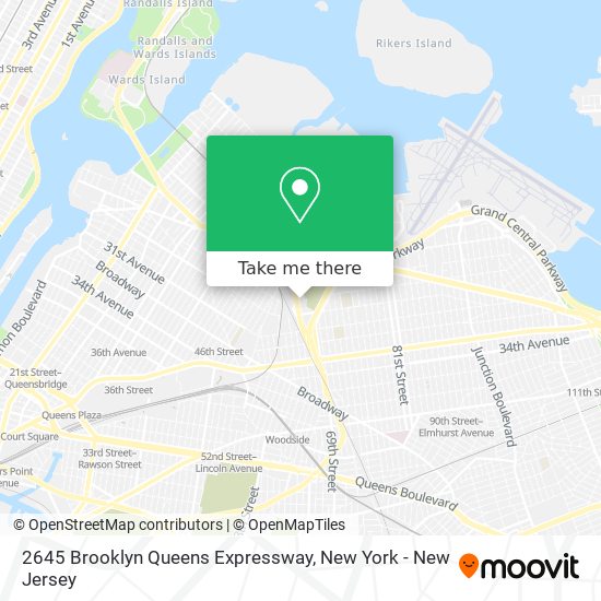 Mapa de 2645 Brooklyn Queens Expressway