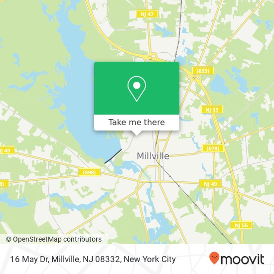 16 May Dr, Millville, NJ 08332 map