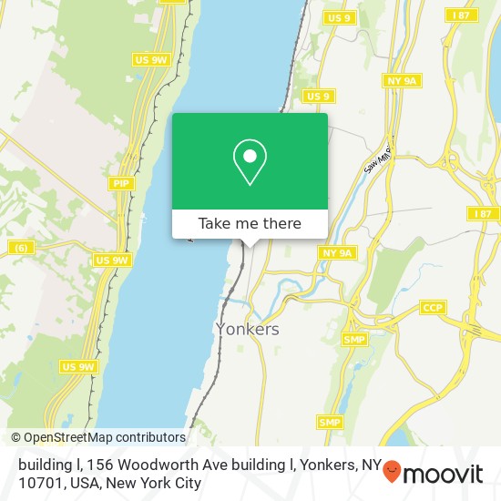 Mapa de building l, 156 Woodworth Ave building l, Yonkers, NY 10701, USA