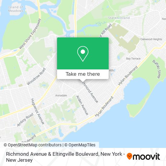 Mapa de Richmond Avenue & Eltingville Boulevard