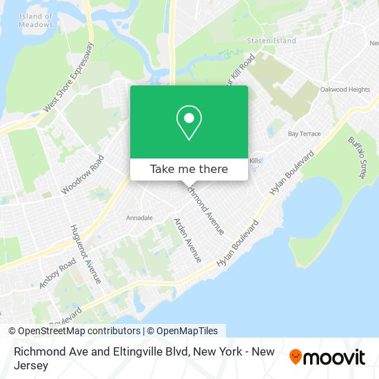 Mapa de Richmond Ave and Eltingville Blvd
