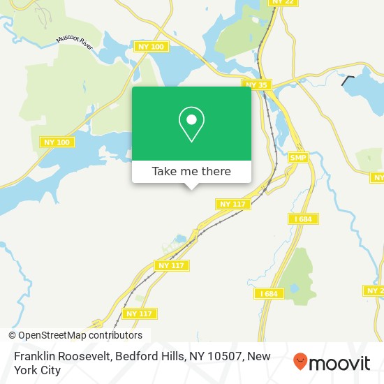 Franklin Roosevelt, Bedford Hills, NY 10507 map