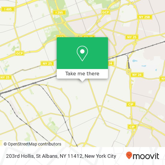 203rd Hollis, St Albans, NY 11412 map