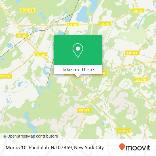 Morris 10, Randolph, NJ 07869 map