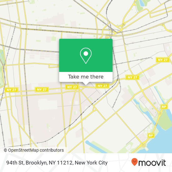 Mapa de 94th St, Brooklyn, NY 11212