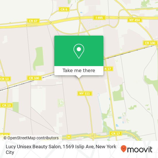 Lucy Unisex Beauty Salon, 1569 Islip Ave map