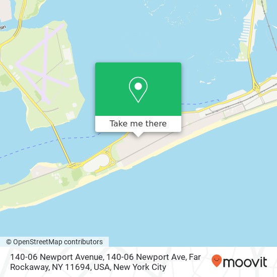 140-06 Newport Avenue, 140-06 Newport Ave, Far Rockaway, NY 11694, USA map