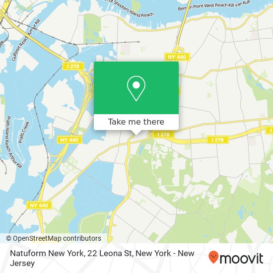 Natuform New York, 22 Leona St map