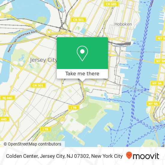 Colden Center, Jersey City, NJ 07302 map