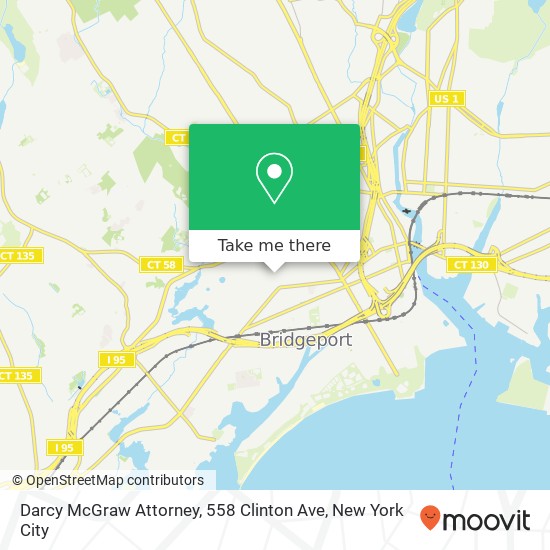 Darcy McGraw Attorney, 558 Clinton Ave map