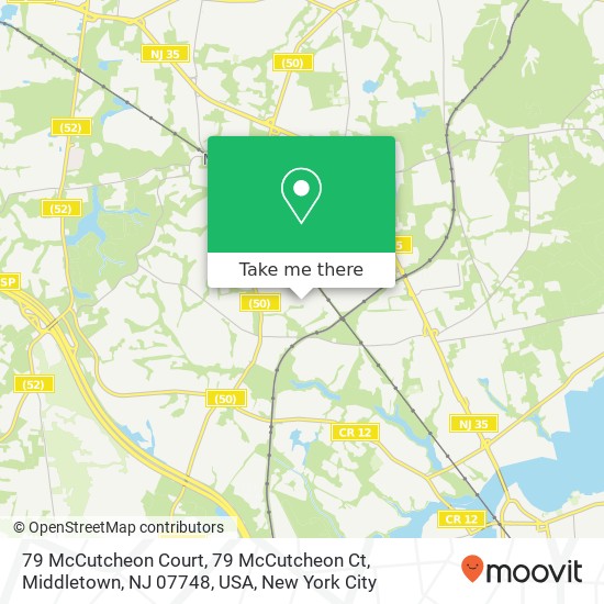 79 McCutcheon Court, 79 McCutcheon Ct, Middletown, NJ 07748, USA map