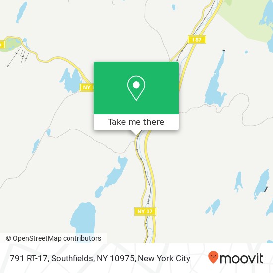 Mapa de 791 RT-17, Southfields, NY 10975