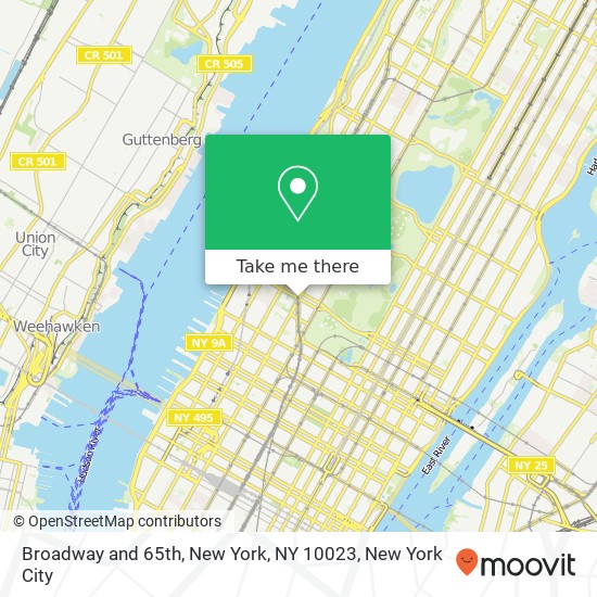 Mapa de Broadway and 65th, New York, NY 10023