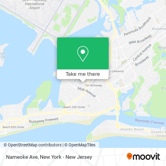 Nameoke Ave map