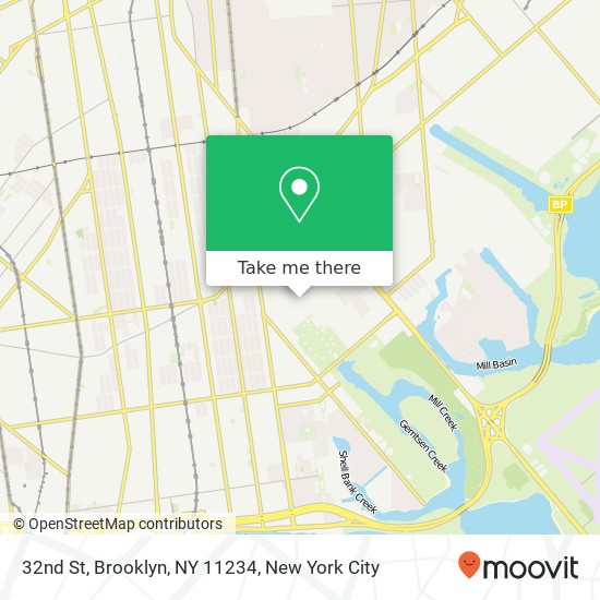 32nd St, Brooklyn, NY 11234 map