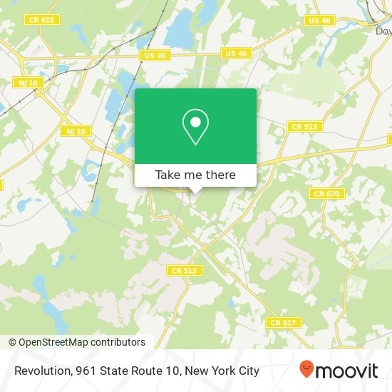 Mapa de Revolution, 961 State Route 10