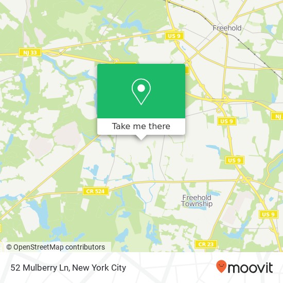 52 Mulberry Ln, Freehold, NJ 07728 map